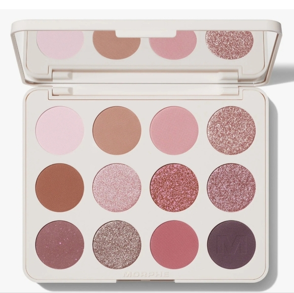 MORPHE ChromaPlus 12-Pan Eyeshadow Palette In ROSE FREQUENCY - Picture 1 of 5